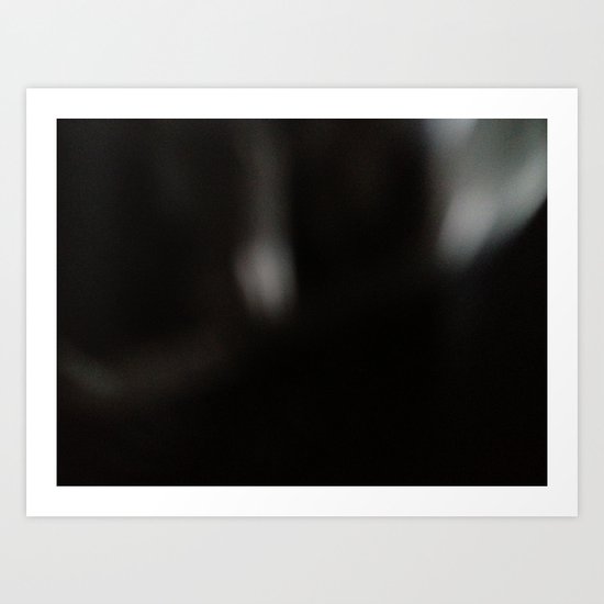 BLK ABSTRACT Art Print