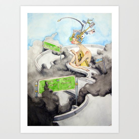 The Alluring Annoyance of...Transit Art Print