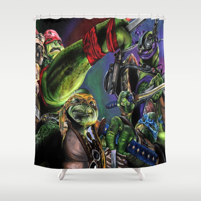 Teenage Mutant Ninja Turtles Shower Curtain By Artbywilliam Society6