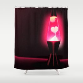 Lava Lamp Love Shower Curtain