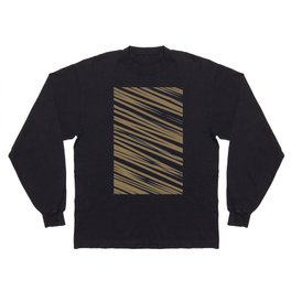 Brown stripes background Long Sleeve T-shirt