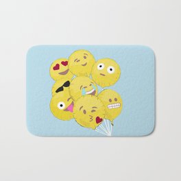 Emoji Balloons Bath Mat