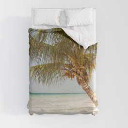Palm Tree Paradise III Duvet Cover