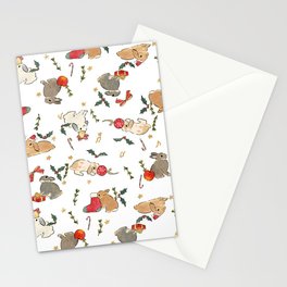 Bunnies and gifts Stationery Card