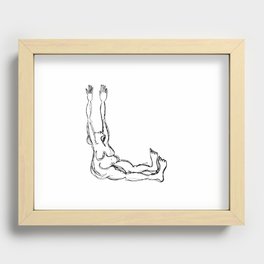 yoga i Recessed Framed Print