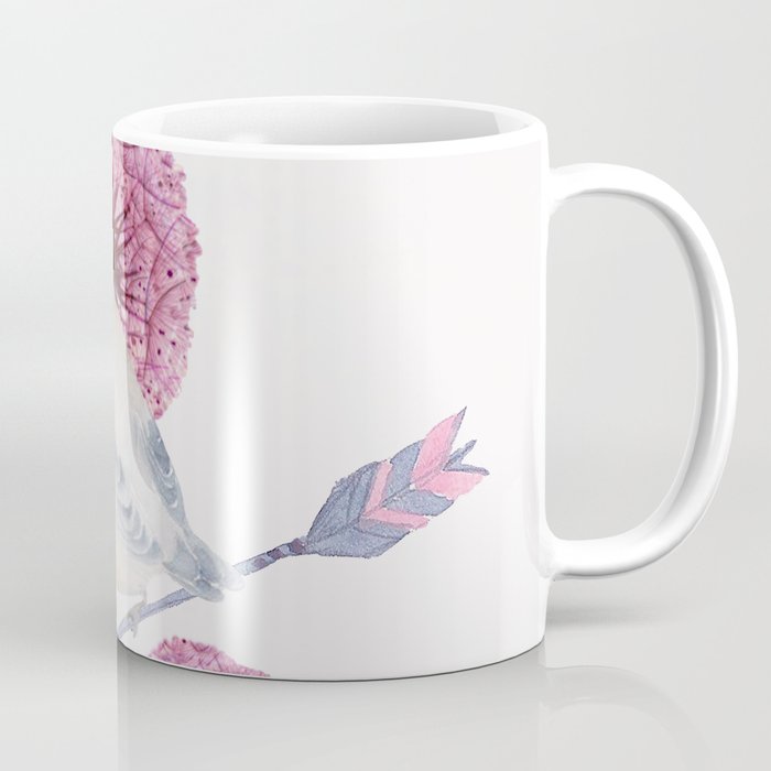 Cute Bird and Dandelion Coffee Mug