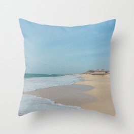 Santa Monica Beach Throw Pillow
