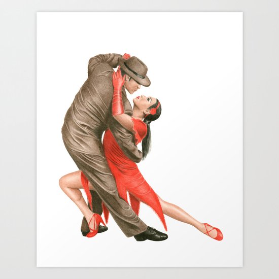 Tango Art Print