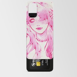 Magenta Girl Android Card Case