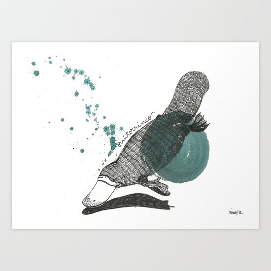 platypus Art Print