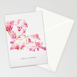 Louisiana State Flower - Magnolias Stationery Card