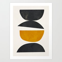 abstract minimal 23 Art Print