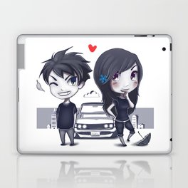 Cute Couple Laptop & iPad Skin