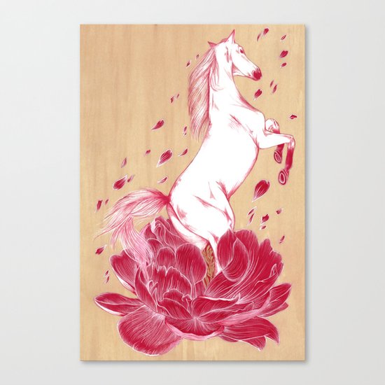 Year of The Horse Canvas Print