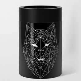 geometric wolf Can Cooler