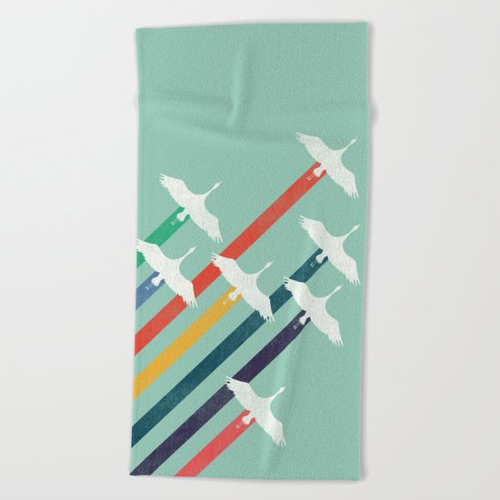 The Cranes Beach Towel