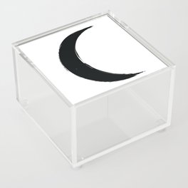 Black Crescent Moon Acrylic Box