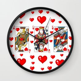 Playing Cards Wall Clocks For Any Decor Style Society6