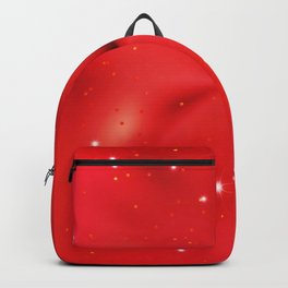 Sliver metallic glitter digital stars abstract background. Backpack