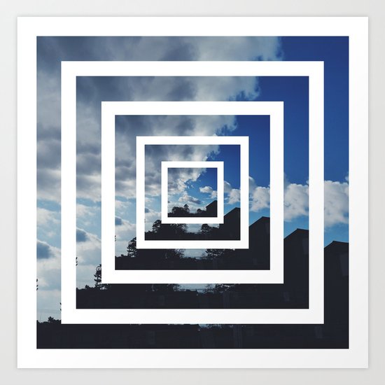 SKY ILLUSION Art Print