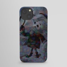 A Dark Christmas with Hermey the Elf from Rudolph iPhone Case