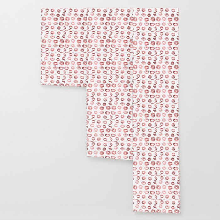 Girly Fashion Lips Rose Gold Lipstick Pattern Wallpaper By Naturemagick Society6