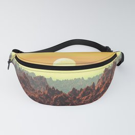 Moon over Mountains Fanny Pack