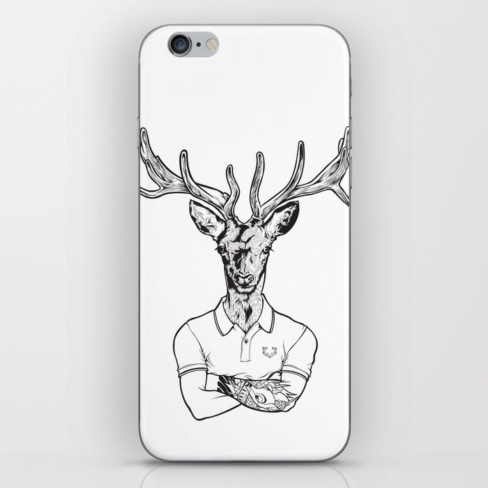 bambi's a grown up now  Black iPhone Skin