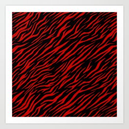 Zebra 10 Art Print
