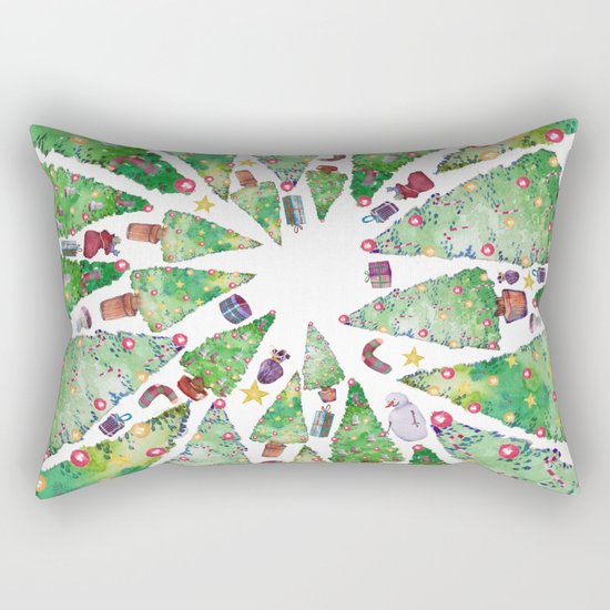 christmas tree! Rectangular Pillow