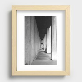 Follow The Concrete Recessed Framed Print