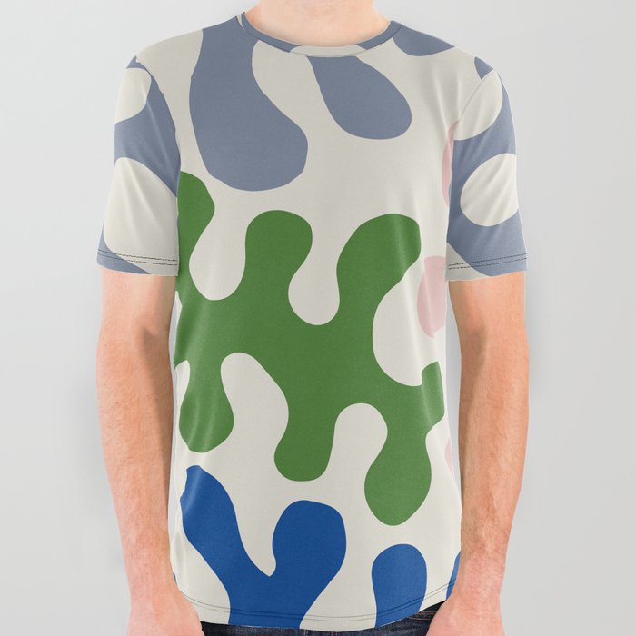 AcquaMatisse Couleur All Over Graphic Tee