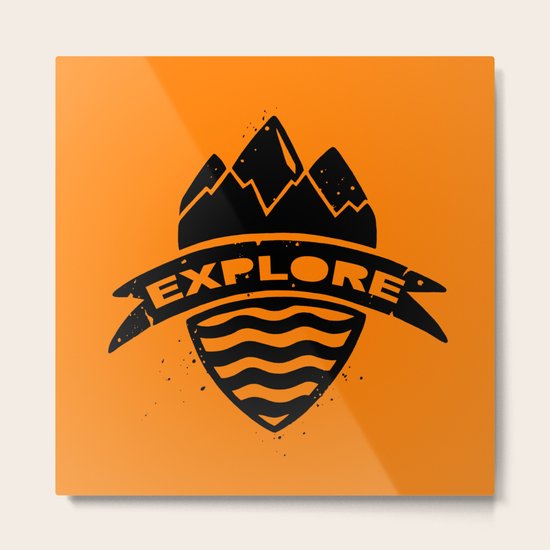 Explore Metal Print