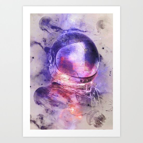 Thru Them Art Print
