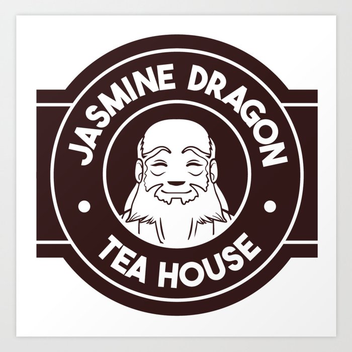 Jasmine Dragon Tea House Logo Art Print