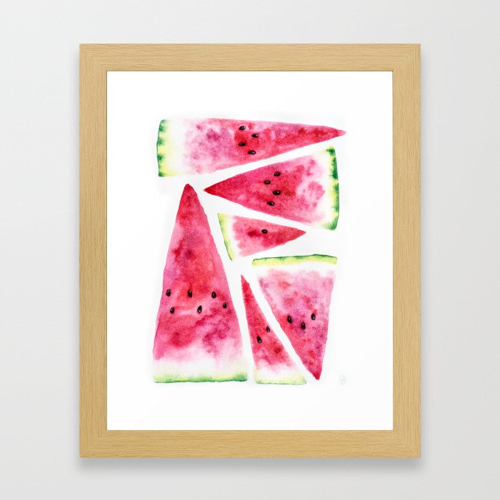 Watermelon Framed Art Print