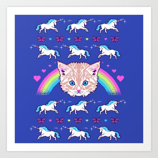 Most Meowgical Sweater Art Print