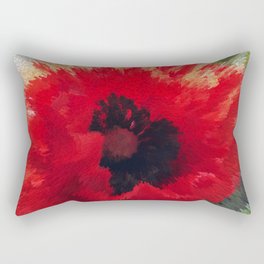 Poppy aliveness pixel art Rectangular Pillow