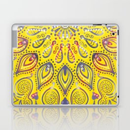 Yellow Easter Mandala Laptop Skin