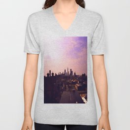 Cleveland Skyline V Neck T Shirt