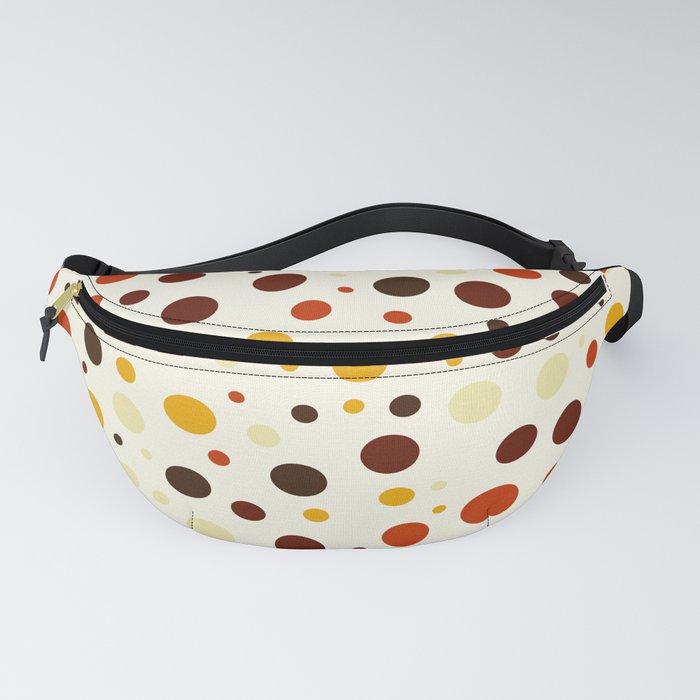 Abstract multicolored seamless pattern in polka dot Fanny Pack