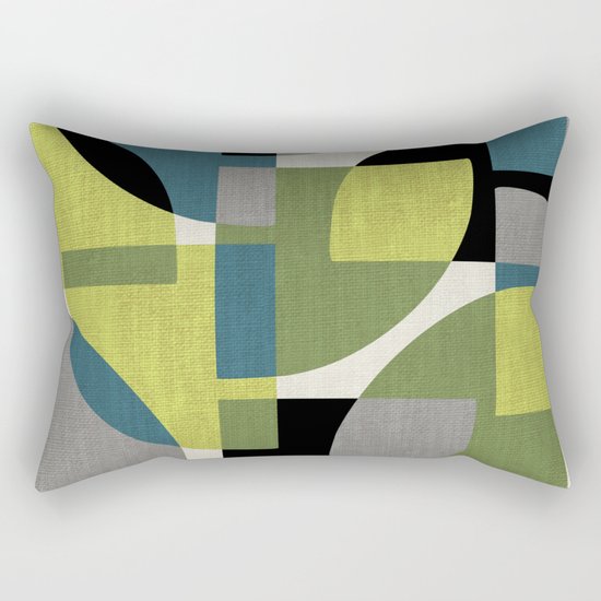Fragments IV Rectangular Pillow