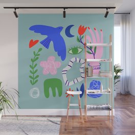 Spring Blooming poster Wall Mural