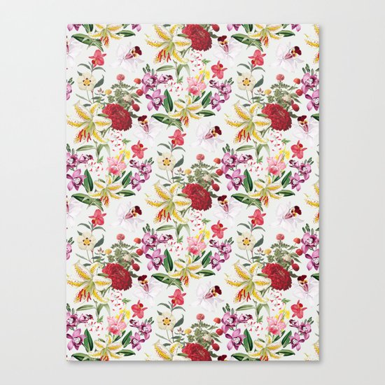 Botanical Garden VS021 Canvas Print