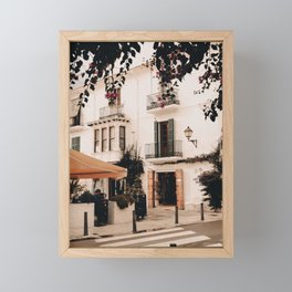Ibiza street Framed Mini Art Print