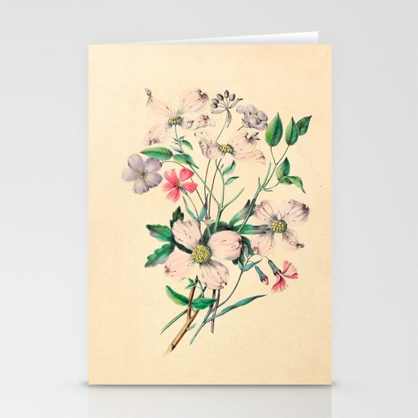  Wildflowers by Clarissa Munger Badger, 1859 (benefitting The Nature Conservancy) Stationery Cards