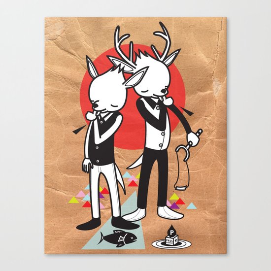 TASTE OF OUR THUMBS - THUMBS UP! BITTERSWEET Canvas Print