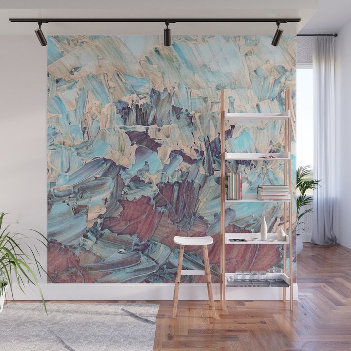 Palette Knife Abstract Wall Mural