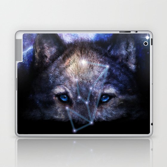 Dream of Alpha Lupi [Nightfall version] Laptop & iPad Skin
