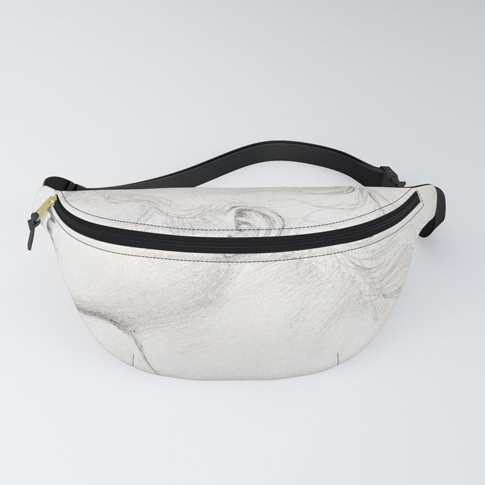 The Car of Love or Love's Wayfaring - Study of Margaret Drummond Fanny Pack